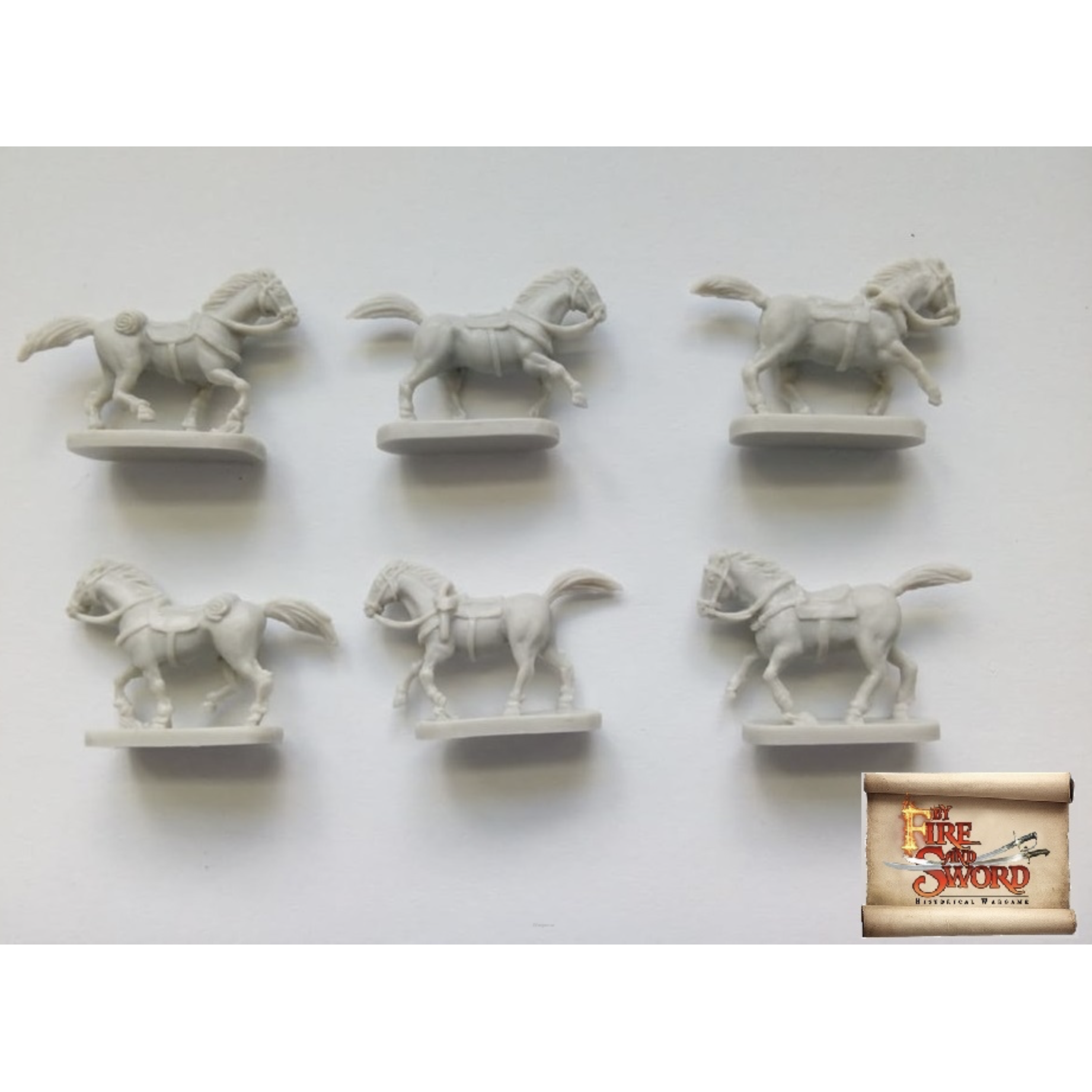 Plastic Horses Type E, AKCPHE Wargamer US LLC